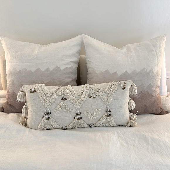 Bertozzi | Hand-Stamped Linen Pillow Cases | European Size | Luxury - Picture 2 of 9